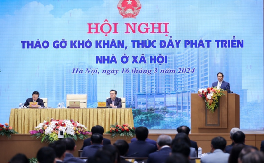Tháo gỡ khó khăn, thúc đẩy phát triển nhà ở xã hội