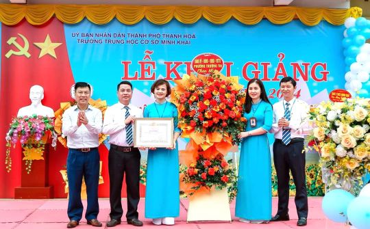 Trường THCS Minh Khai: Nơi ươm mầm ước mơ, kiến tạo nhân tài
