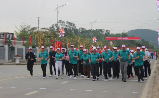 Phát động Ngày chạy Olympic vì sức khỏe toàn dân và Giải Việt dã Tiền Phong huyện Đồng Hỷ năm 2024