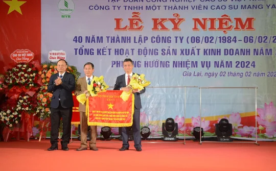 Cao su Mang Yang: 5 năm liên tiếp cán đích sớm so với kế hoạch Tập đoàn giao