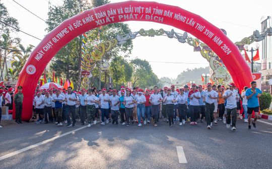 Gần 2000 vận động viên tham gia Giải Việt dã tỉnh Đắk Nông lần thứ XVIII chào mừng Kỷ niệm 20 năm Ngày tái lập tỉnh Đắk Nông (01/01/2004 – 01/01/2024)