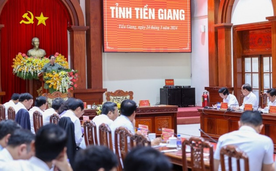 Tiền Giang tập trung phát triển kinh tế biển, nông nghiệp, du lịch theo hướng kinh tế xanh, kinh tế số, kinh tế tuần hoàn