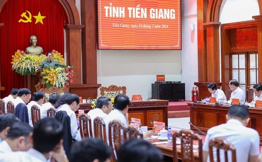 Tiền Giang tập trung phát triển kinh tế biển, nông nghiệp, du lịch theo hướng kinh tế xanh, kinh tế số, kinh tế tuần hoàn