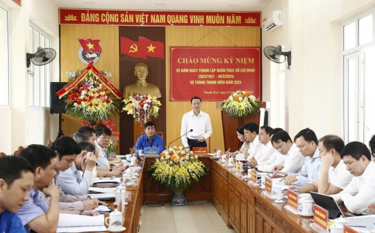 Thanh Hóa phát huy sức trẻ tham gia xây dựng quê hương ngày càng giàu đẹp