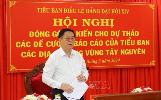 Lấy ý kiến các địa phương Tây Nguyên về văn kiện Đại hội Đảng lần thứ XIV
