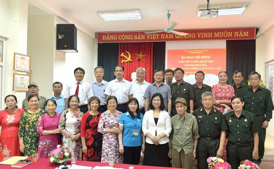 Phái đẹp chung tay xây dựng Tổ dân phố văn hóa kiểu mẫu