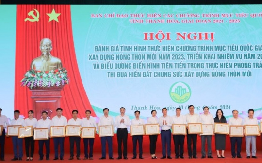 Thanh Hóa: Hội nghị đánh giá thực hiện XDNTM năm 2023, triển khai nhiệm vụ năm 2024