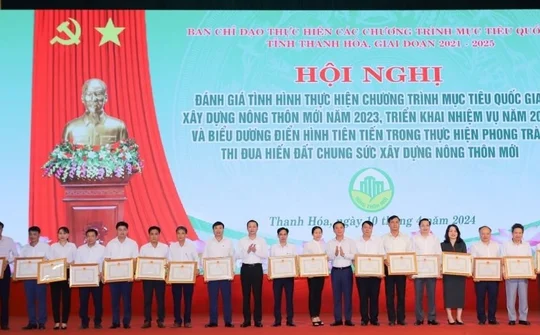 Thanh Hóa: Hội nghị đánh giá thực hiện XDNTM năm 2023, triển khai nhiệm vụ năm 2024