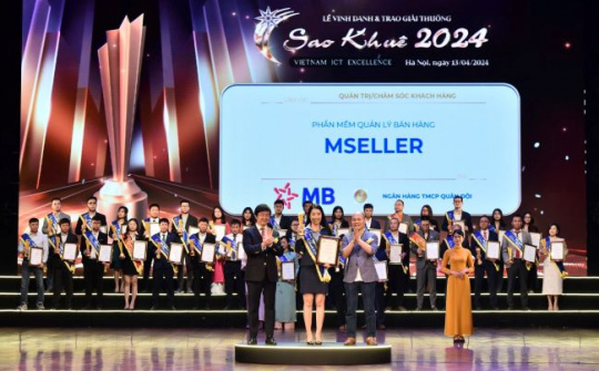 MB được vinh danh tại giải thưởng Sao Khuê 2024