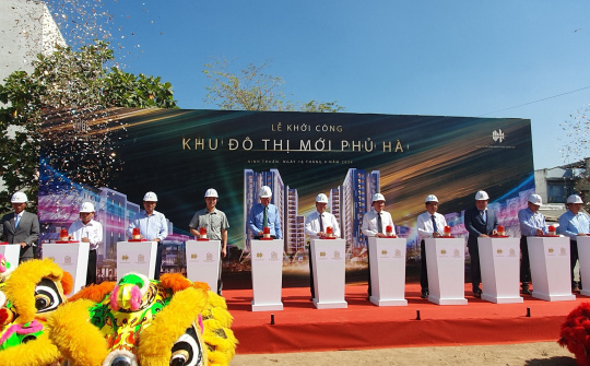 Ninh Thuận: Khởi công xây dựng Khu đô thị mới Phủ Hà hơn 641 tỷ đồng