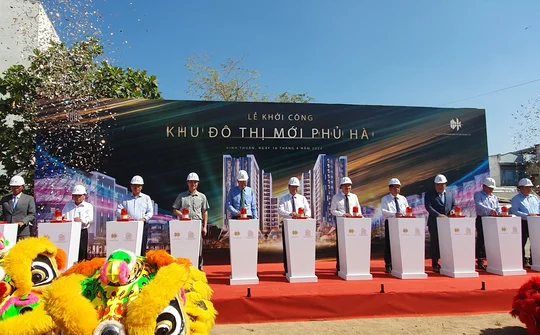Ninh Thuận: Khởi công xây dựng Khu đô thị mới Phủ Hà hơn 641 tỷ đồng