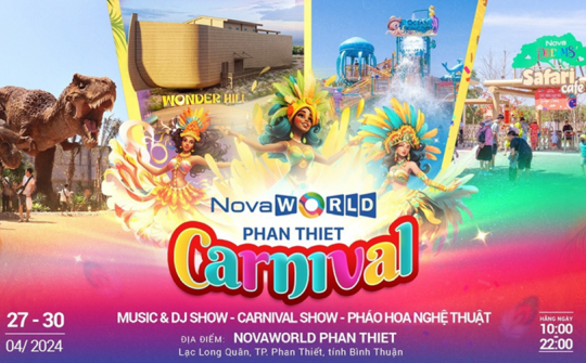 Nhiều chương trình đặc sắc chờ đón du khách dịp 30/4 tại NovaWorld Phan Thiet