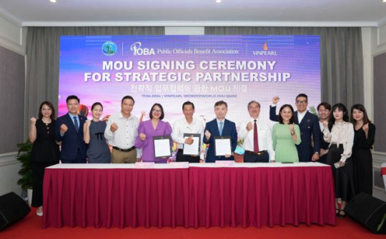 Hiệp hội công ích chung Hàn Quốc ký kết ghi nhớ xúc tiến chương trình phúc lợi tại Vinpearl cho viên chức
