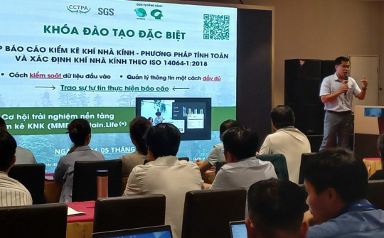 Khai Giảng Khóa Học Đặc Biệt về Lập Báo Cáo Khí Nhà Kính tại TP. Hồ Chí Minh