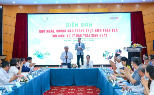 Diễn đàn "Khó khăn, vướng mắc trong thực hiện phân loại, thu gom, xử lý rác thải sinh hoạt"