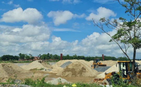 Nghị định về khai thác cát, sỏi trên sông trong Luật Tài nguyên nước