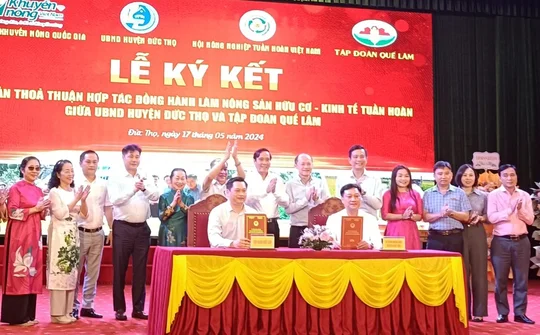 Thúc đẩy phát triển các mô hình sản xuất nông nghiệp hữu cơ ở Đức Thọ