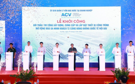 Khởi công mở rộng nhà ga hành khách quốc tế T2 sân bay Nội Bài