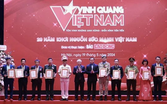 Vinh quang Việt Nam năm 2024: Tôn vinh 20 điển hình tiên tiến tiêu biểu