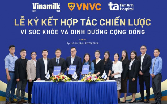 Vinamilk bắt tay nhiều đối tác y tế lớn vì sức khỏe và dinh dưỡng cộng đồng