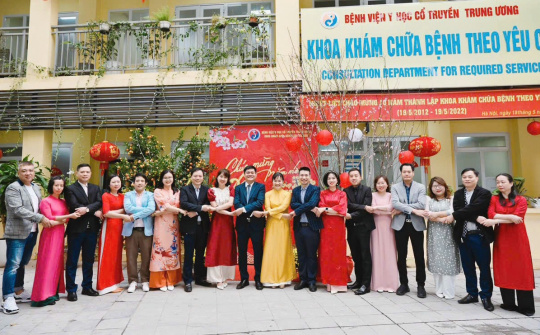 TTƯT, PGS.TS.BS. Trần Thái Hà và khoa Khám chữa bệnh theo yêu cầu, Bệnh viện YHCT Trung ương: Dấu ấn cùng nghề Y cao quý