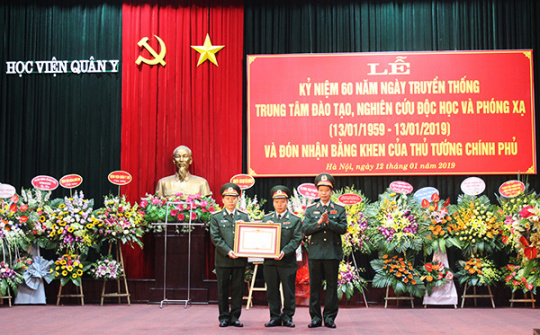 Trung  tâm Đào tạo, Nghiên cứu Độc học và Phóng xạ, Học viện Quân Y: 65 năm một chặng đường lịch sử và vinh quang