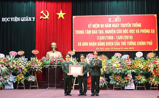 Trung  tâm Đào tạo, Nghiên cứu Độc học và Phóng xạ, Học viện Quân Y: 65 năm một chặng đường lịch sử và vinh quang