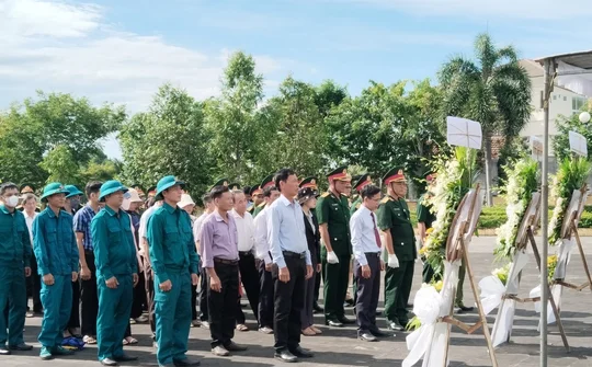 Phú Ninh: Tổ chức lễ truy điệu, an táng hài cốt liệt sỹ