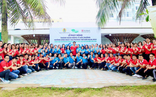 SeABank ra quân làm sạch bờ biển tại 11 tỉnh thành, hướng tới phát triển bền vững