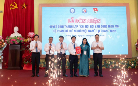 Thành lập “Chi hội Hội vận động hiến mô, bộ phận cơ thể người Việt Nam” tại Bệnh viện Đa khoa tỉnh Quảng Ninh