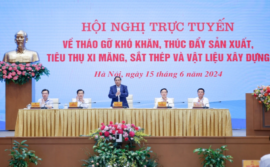 Tháo gỡ khó khăn, thúc đẩy sản xuất, tiêu thụ vật liệu xây dựng