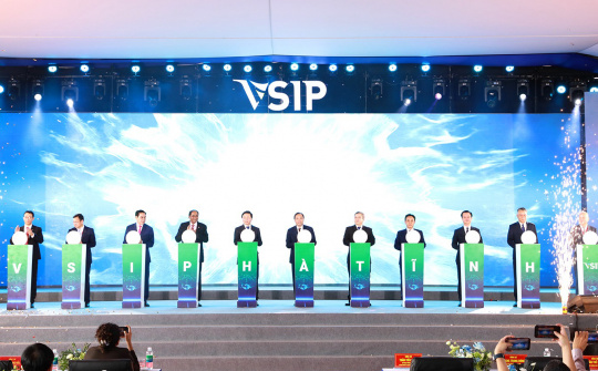 Khởi công Dự án VSIP Hà Tĩnh giai đoạn 1 với tổng vốn đầu tư 1.555 tỷ đồng