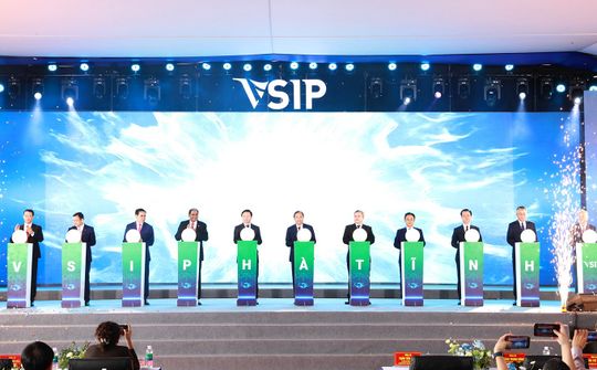 Khởi công Dự án VSIP Hà Tĩnh giai đoạn 1 với tổng vốn đầu tư 1.555 tỷ đồng