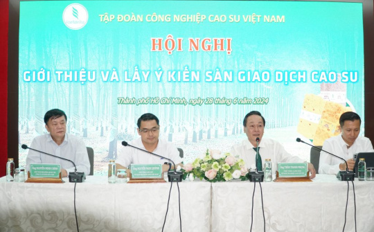 Sàn giao dịch cao su giúp nâng cao vị thế, cạnh tranh trên thị trường