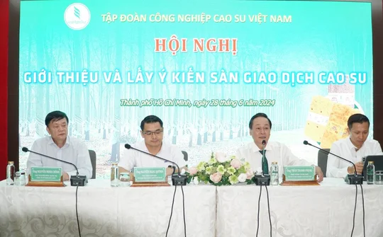 Sàn giao dịch cao su giúp nâng cao vị thế, cạnh tranh trên thị trường