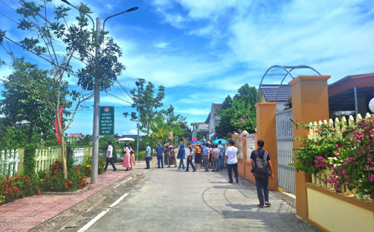 Báo chí trung ương thường trú tại Thanh Hóa đi thực tế huyện Triệu Sơn