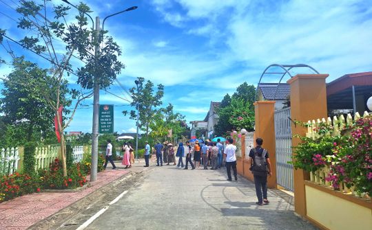 Báo chí trung ương thường trú tại Thanh Hóa đi thực tế huyện Triệu Sơn