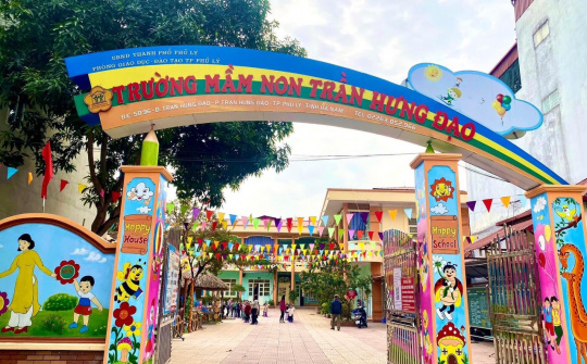 Hà Nam: Trường Mầm non Trần Hưng Đạo - Đổi mới, sáng tạo trong dạy và học