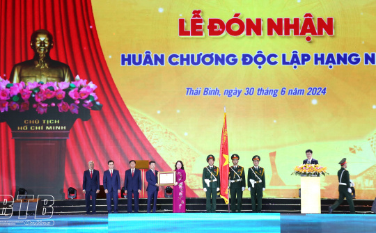 Thái Bình: Kỷ niệm 70 năm ngày giải phóng thị xã, 20 năm xây dựng và phát triển thành phố và đón nhận Huân chương Độc lập hạng Nhì