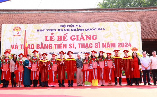 Học viện Hành chính Quốc gia Bế giảng và trao bằng Tiến sĩ, Thạc sĩ năm 2024