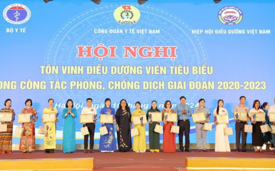 Tôn vinh điều dưỡng viên tiêu biểu trong phòng, chống dịch giai đoạn 2020 - 2023