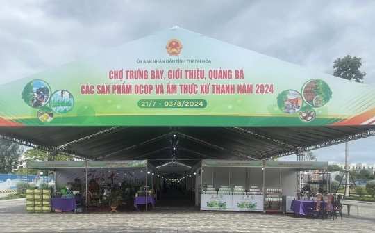 Thanh Hoá: Đẩy mạnh quảng bá, xúc tiến thương mại các sản phẩm OCOP trên địa bàn tỉnh