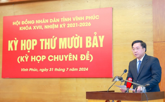 Ông Trần Duy Đông được bầu làm Chủ tịch UBND tỉnh Vĩnh Phúc