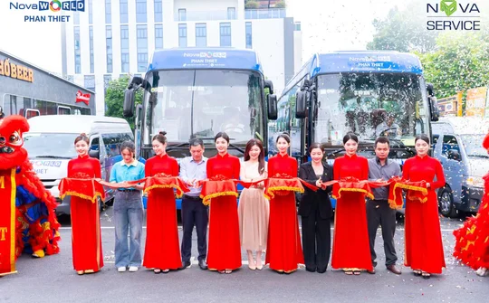 Tưng bừng Khai trương, chính thức đưa vào hoạt động tuyến xe TP.HCM - NovaWorld Phan Thiet