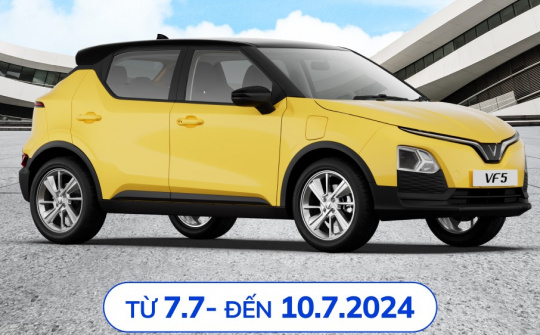 7 quyền lợi "khủng" khi đặt mua VinFast VF 5 Plus từ 7/7 đến 10/7