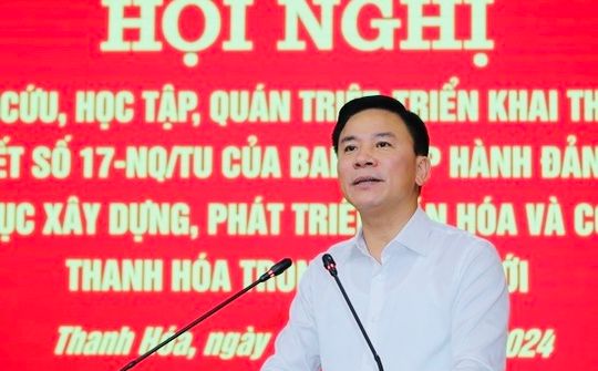 Xây dựng, phát triển văn hóa và con người Thanh Hoá đáp ứng yêu cầu phát triển bền vững trong thời kỳ mới