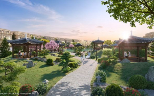 Khám phá Ngự hoa viên độc nhất trong lòng Đảo Vua ở Vinhomes Royal Island
