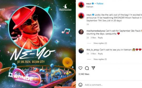 Sự xuất hiện của NE-YO và B.I tại 8WONDER Moon Festival “gây bão”