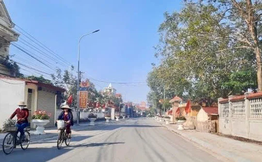 Hậu Lộc: Thiết thực phong trào hiến đất làm đường giao thông nông thôn