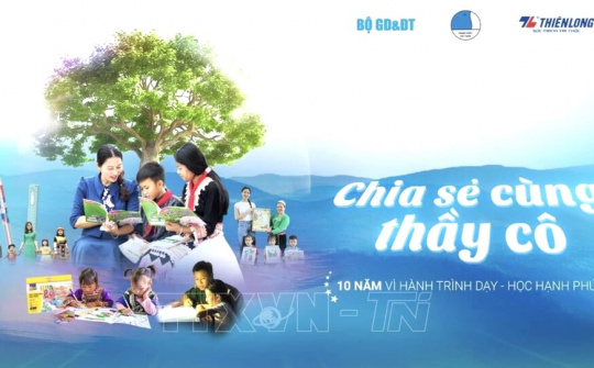 Chia sẻ cùng thầy cô 2024: 10 năm vì hành trình dạy – học hạnh phúc